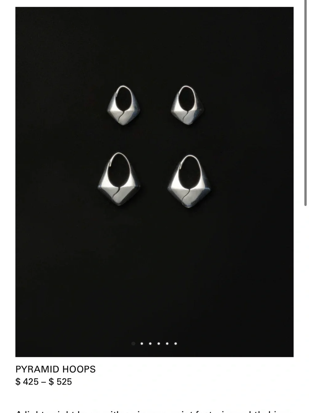 Sophie Buhai Small Pyramid hoops